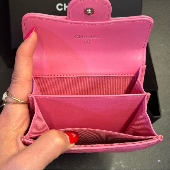 RARE ✨ Chanel 🎀 Pink 🎀 Card Holder NWT - Picture 4 of 8